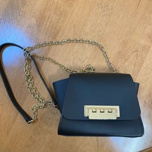 Zac Posen black mini crossbody bag